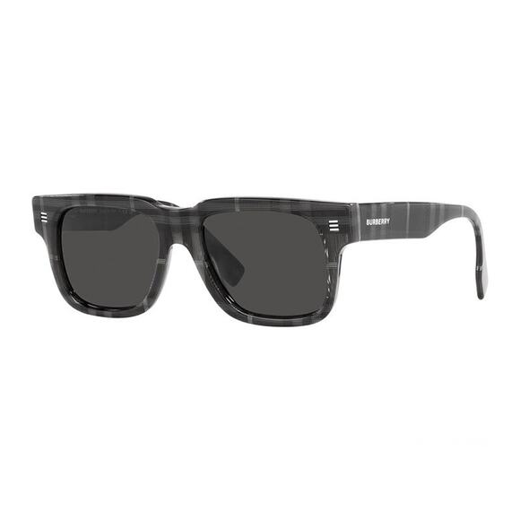 New Burberry BE4394F 380487 Charcoal Check/Dark Grey 54-18-150 Sunglasses main image 5